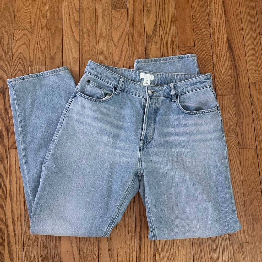 H&M Light Blue Straight Leg Women's Jeans